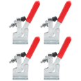 thumbnail image 1 of 4Pcs Quick Toggle Clamps Plate Fixed Straight Shank Vertical Grinding Workholding Tools, 1 of 5