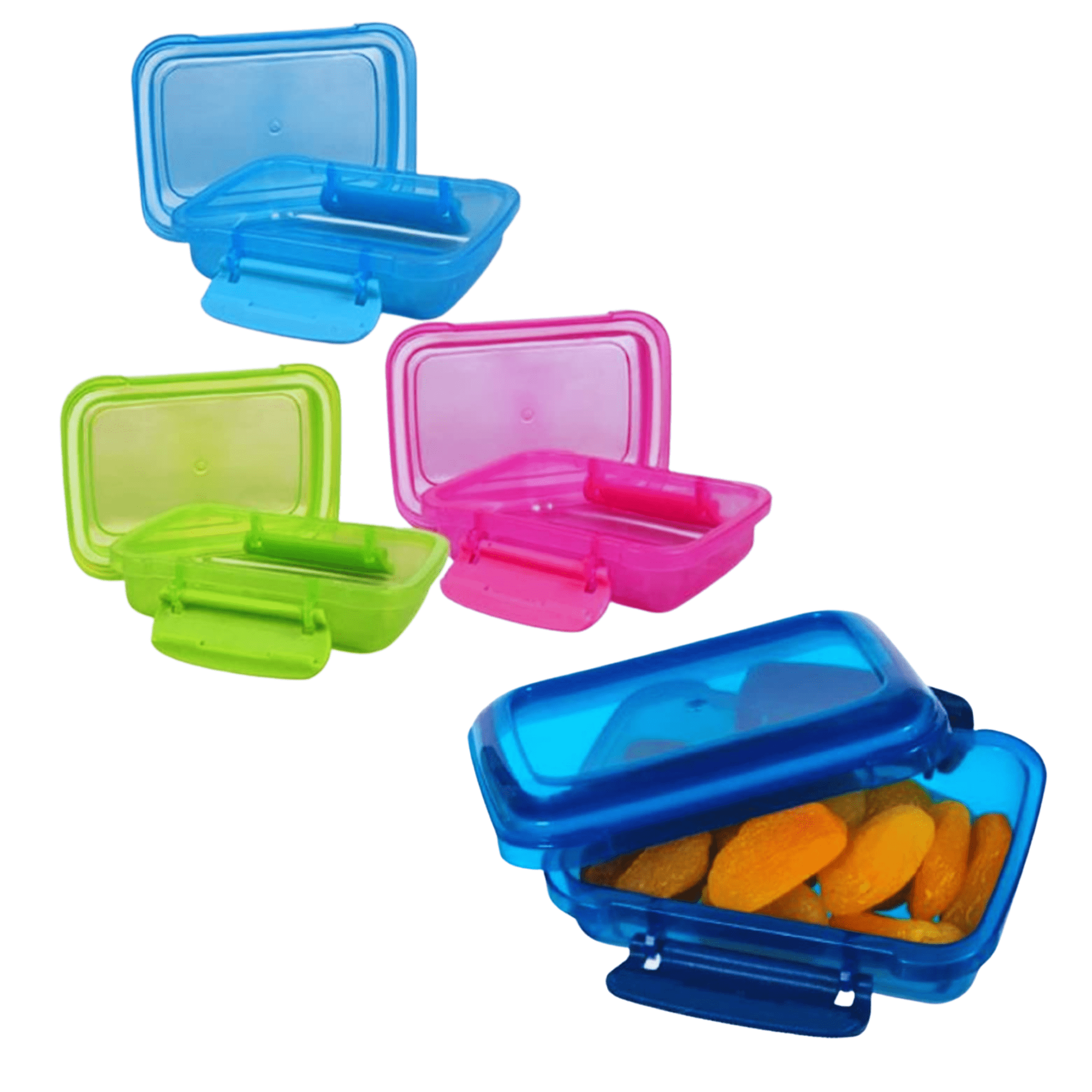 1pc Plastic Food Storage Container, Rectangle Snap Lock Sealing Lid, For  Refrigerator Kitchen & School & Office Lunch Boxes