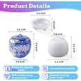thumbnail image 5 of LET'S RESIN Resin Molds Jar, Apple Shaped Silicone Jar Molds for Resin with Lid Stem, Fruit Ornaments Epoxy Resin Molds for Resin Crafts, Gifts, 5 of 6