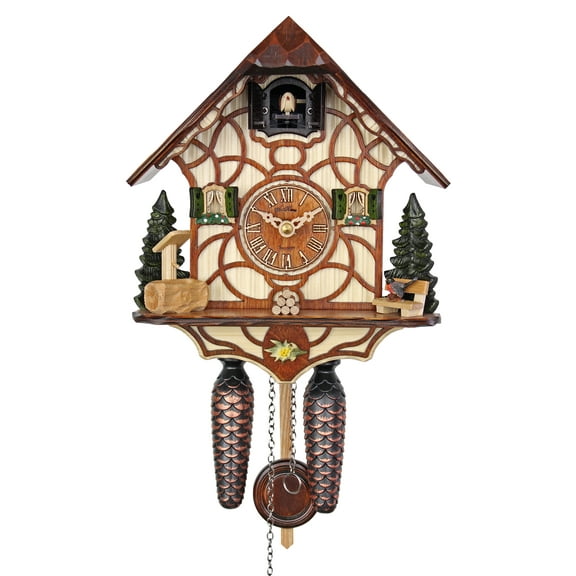 HerrZeit Adolf Herr Quartz Cuckoo Clock - Magic Brown