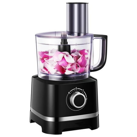 Food Processor Aicook, 12-Cup Chopper Vegetable & Meat with 16 Functions, 4 Speeds, 700W