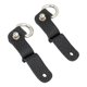 thumbnail image 4 of 2 correas de transformación de bolso Yuyangstore PU reutilizables Negro Anillos de correa de monedero, 4 of 8