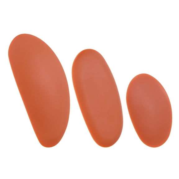 Uxcell 3pcs Pottery Ribs, Silicone Rubber Clay Ceramic Sculpting Tools Set for Finishing Shaping Smoothing