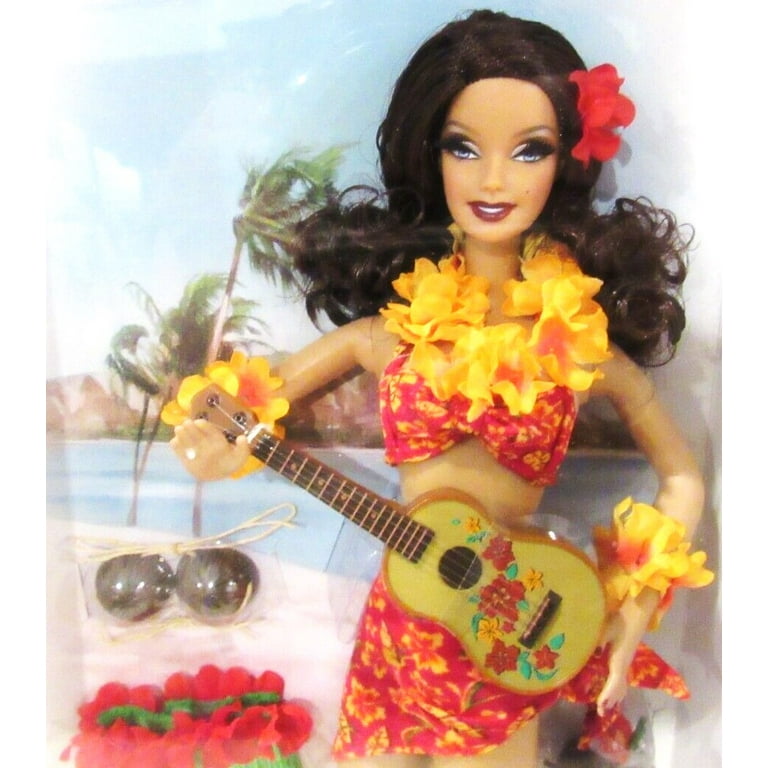Limited Edition Mattel Hula Honey Barbie Doll, Pin-Up Girls Limited Edition Mattel Hula Honey Barbie Doll, Pin-Up Girls