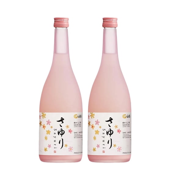 Duo Pack Sake Hakutsuru Sayuri Junmai Nigori 720 Ml Hakutsuru Sake, Japones, Sayuri