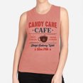thumbnail image 2 of Candy Cane Cafe Women's Muscle Tank X-Small Desert Pink, 2 of 5