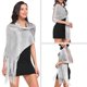 thumbnail image 4 of Chales y chales para vestidos de noche, chales con purpurina para mujer, chal brillante para regalo de boda, 200*50 cm, 4 of 7