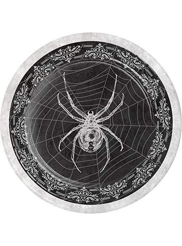 Halloween Spider Dessert Plates, 8 ct