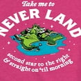 thumbnail image 3 of Disney - Peter Pan - Take Me to Neverland - Second Star to the Right - Toddler And Youth Girls Short Sleeve Graphic T-Shirt, 3 of 5