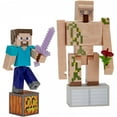 thumbnail image 3 of Minecraft Comic Maker Steve and Iron Golem 2-Pack, 3 of 7