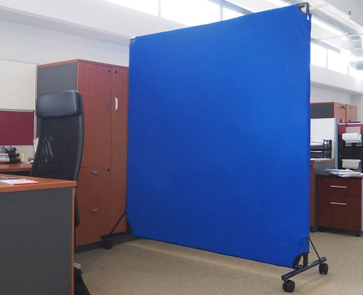 Versare Economical Rolling Partition Divider 6x6 1 Panel VP6