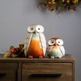 thumbnail image 4 of Home Decorative Owl (Set of 2) 6"H, 16"H Terra Cotta, 4 of 4
