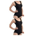 thumbnail image 2 of Minnieouse Chaleco adelgazante para mujer, para ejercicio, Fitness, correr, trotar, soporte de pecho, Tops para niñas, ropa deportiva mezclada de Negro METRO 2Conjunto, 2 of 6