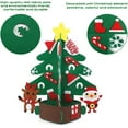 thumbnail image 4 of 1 Pcs Felt Christmas Tree, DIY Felt Christmas Tree Felt Xmas Tree Ornament 3D Felt Christmas Tree, 4 of 7
