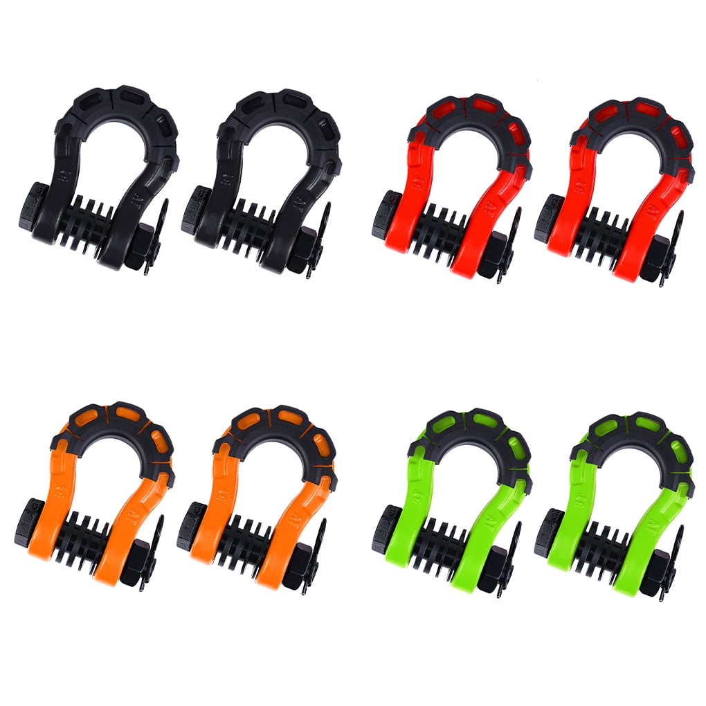 relayinert 2x 2Pack 3/4 D Ring Shackles Shackle Shackle U-Hook
