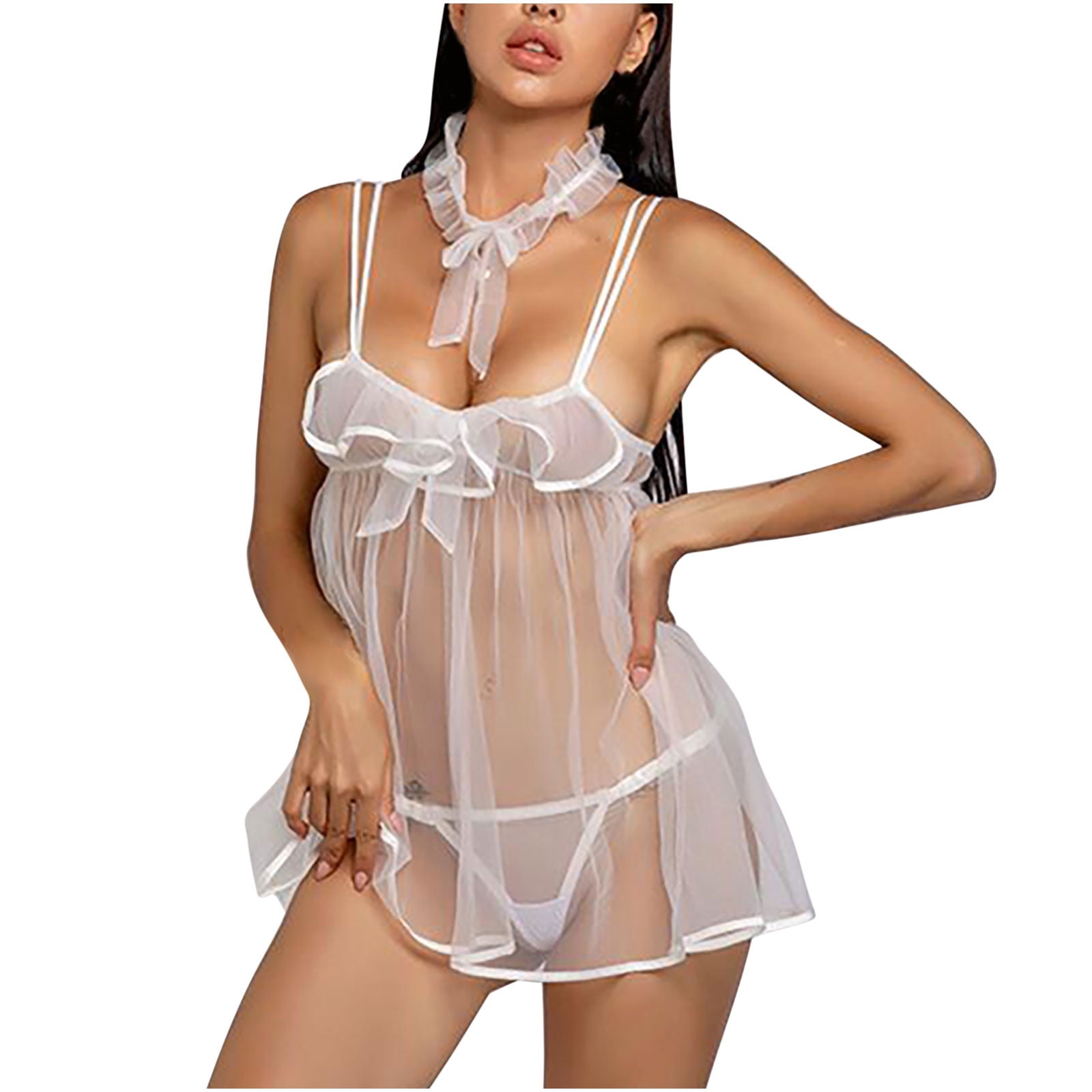 Plus Size Bras for Women Womens Sexy Lace Cosplay Lingerie Pajamas Erotic Lingerie Split Sexy Lingerie Lace Mesh Lingerie Sexy Sets Lace Lingerie image picture