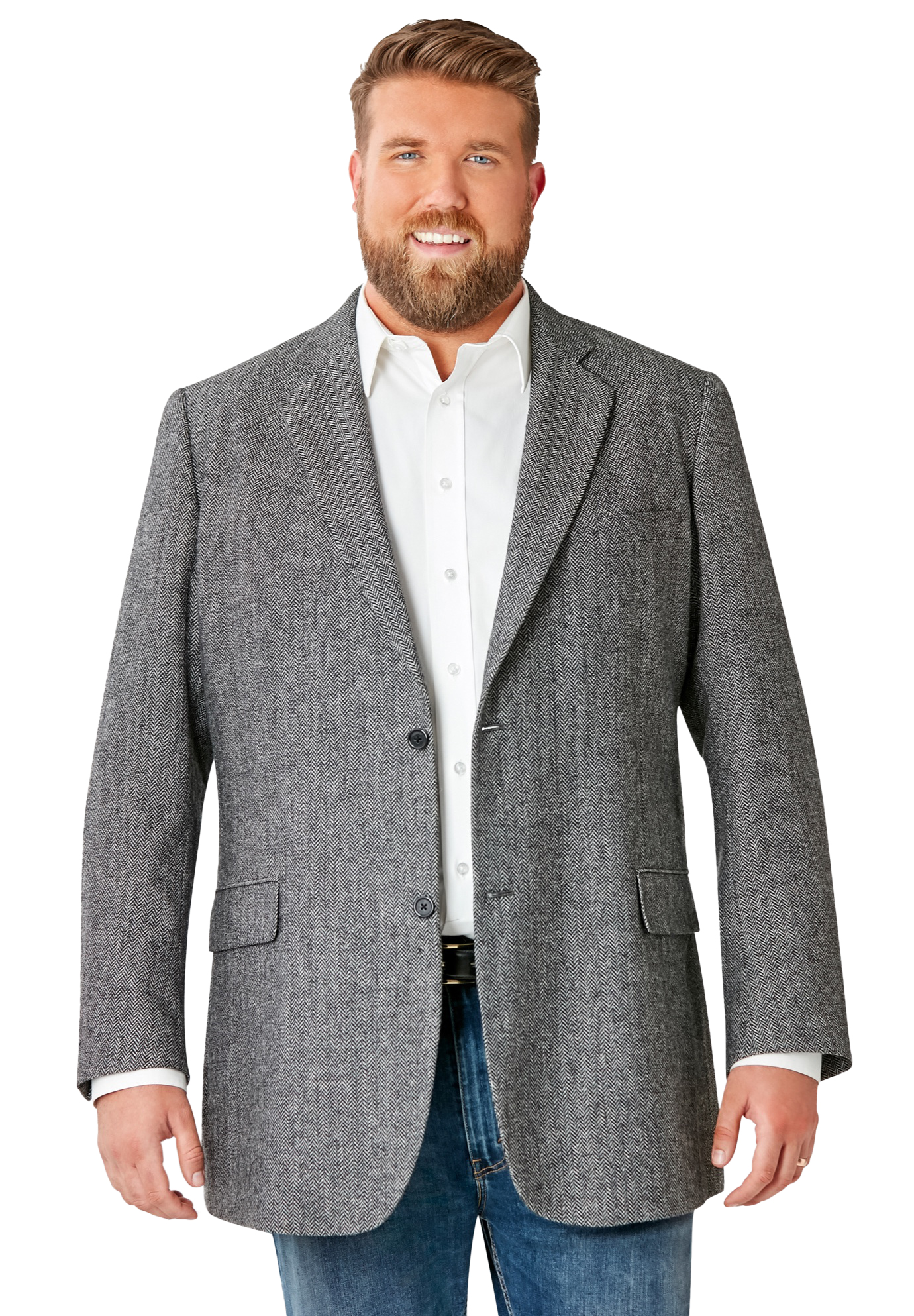 big and tall tweed jacket