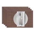 thumbnail image 1 of Tapis de table 4 Pcs, Tapis de table Résistant à la Chaleur, Tapis de table de Cuisine, Tapis Lavable Résistant à la Chaleur, pour buffet de Fête Dîner, 1 of 6