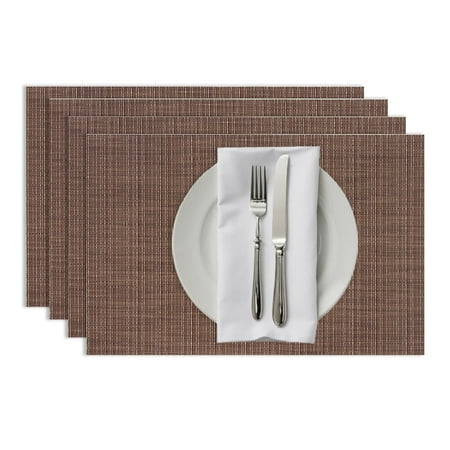 

4-piece table mat heat-resistant table mat kitchen table mat heat-resistant washable mat for party buffet dinner