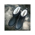 thumbnail image 5 of Gomelly Rain Boots for Men Waterproof Rubber Boots Lightweight Mud Garden Shoes Comfort Outdoor Work Boots Black-1 9, 5 of 6