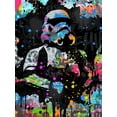 thumbnail image 4 of Stephen Chambers 15x18 Black Ornate Wood Framed With Double Matting Wall Art Titled - Stormtrooper Graffiti, 4 of 6
