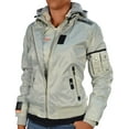 thumbnail image 2 of Superdry Women's Double Zipper Removable Hood Jacket-Light Khaki, 2 of 6
