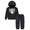 Pirate Black, variant on Levi's Boys 2-Piece Patch Hoodie & Jogger Set, Sizes 2T-4T