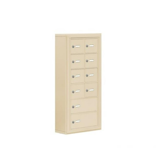 Salsbury 19065-10SSK D 8 A 2 B Doors S-Mount Keyed Locks Cell Phone Locker In Sandstone