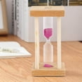 thumbnail image 3 of Wooden Hourglass Sand Clock Timer 3 Minutes Sand Glass Desk Decoration Toy, 3 of 8