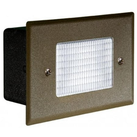 

Dabmar Lighting LV-LED618-BZ 2.5W & 12V JC-LED Recessed Open Face Brick Step & Wall Light - Bronze Cover