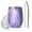 White, variant on 12oz Insulated Wine Tumbler with Lid & Straw, Stainless Steel Egg Shape Cup, Liquid & Marble Print