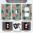 thumbnail image 3 of Light Switch Cover Switch Plate Outlet Cover Plug Cover for Electrical Toggle Switch Pink Abstract Floral Patterns, 3 of 6