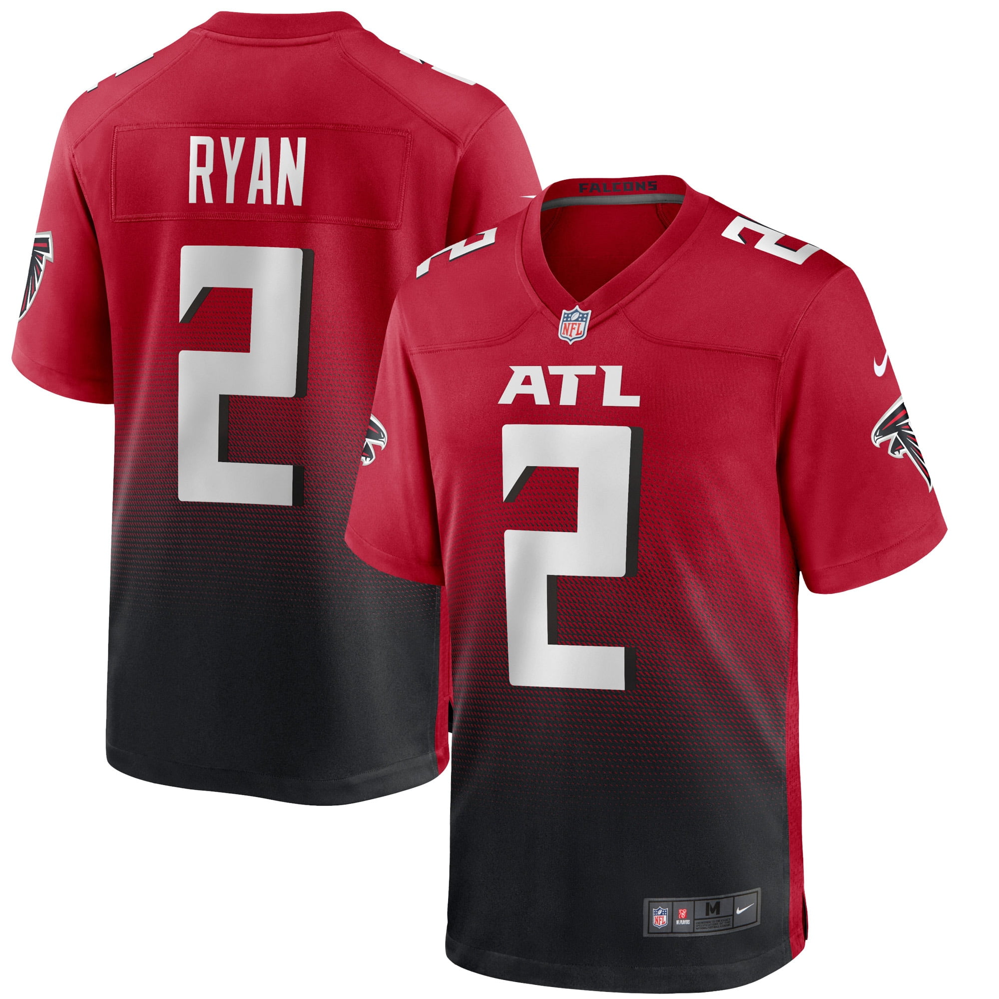 Matt Ryan Atlanta Falcons Nike 2nd Alternate Game Jersey - Red - Walmart.com - Walmart.com