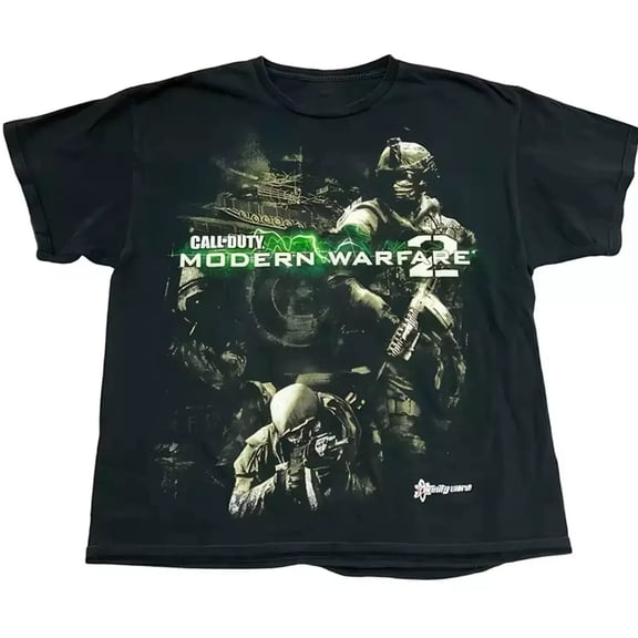 Hot!! Modern Warfare 2 T-Shirt Vintage Graphic Size S-5XL.