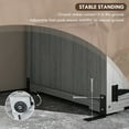 thumbnail image 6 of Outsunny Waterproof Fir Wood Storage Cabinet Shed, 35.5" x 21.5" x 66.25", Gray, 6 of 10
