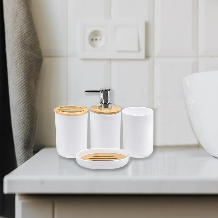 Bamboo bathroom accessories deals
