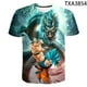 thumbnail image 1 of Camisetas con estampado 3D de Dragon Ball Z para niños, camiseta de manga corta con estampado de Son Goku Super Saiyan, ropa informal genial gym unisex, 1 of 2