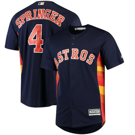 George Springer Houston Astros Majestic Official Cool Base Player Jersey -