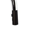 thumbnail image 6 of Westbrass KD08B-2662 Dual Spray Push Button Mode Kitchen Faucet with Pull Down Sprayer Head, Polished Chrome/Matte Black, 6 of 15