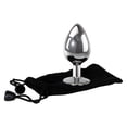 thumbnail image 3 of Adam & Eve Clear Gem Anal Plug Large, 3 of 5