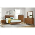 thumbnail image 3 of Home Square Mid-Century Modern 2 Drawer Nightstand in Cinnamon - Set of 2, 3 of 6