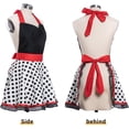thumbnail image 2 of cute Retro Aprons for Women Girls Cooking Kitchen Cotton Sexy long-lasting Polka Dot Mother's Gifts, 2 of 4