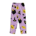 thumbnail image 5 of Balery Cute Halloween print Women's Pajama Pants,Ultra Lightweight Pjs,Lounge Pant-Large, 5 of 9