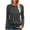 Black, variant on Sevevn Womens Blouses Fashion Women's Casual Long Sleeve Print Ladies Round Neck Tops Blouse Rollbacks