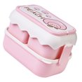 thumbnail image 1 of Bento Lunch Box, Cute Cartoon Bento Box Microwaveable Safe Lunch Box Independent Compartment Lunch Container, Plastic Lunch Bento Box Container Stackable Lunch Containers, 1 of 8