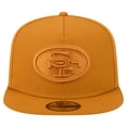 thumbnail image 2 of Men's New Era  Brown San Francisco 49ers Color Pack A-Frame 59FIFTY Fitted Hat, 2 of 5