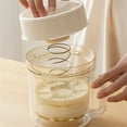 thumbnail image 4 of BUYISI Yogurt Strainer Creamy Whey Separator Pressure Filtration With Lid Fine Mesh, 4 of 7