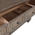 thumbnail image 5 of New Classic Furniture Mariana 2-Piece Wood Dresser with Mirror in Vintage Mocha, 5 of 9