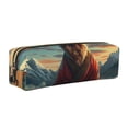 thumbnail image 1 of Fotbe Meditating Golden Retriever Estuche para Lápices de Cuero con Estampado, Estuche con Cremallera Resistente, Organizador Compacto y Elegante para Papelería, 1 of 7