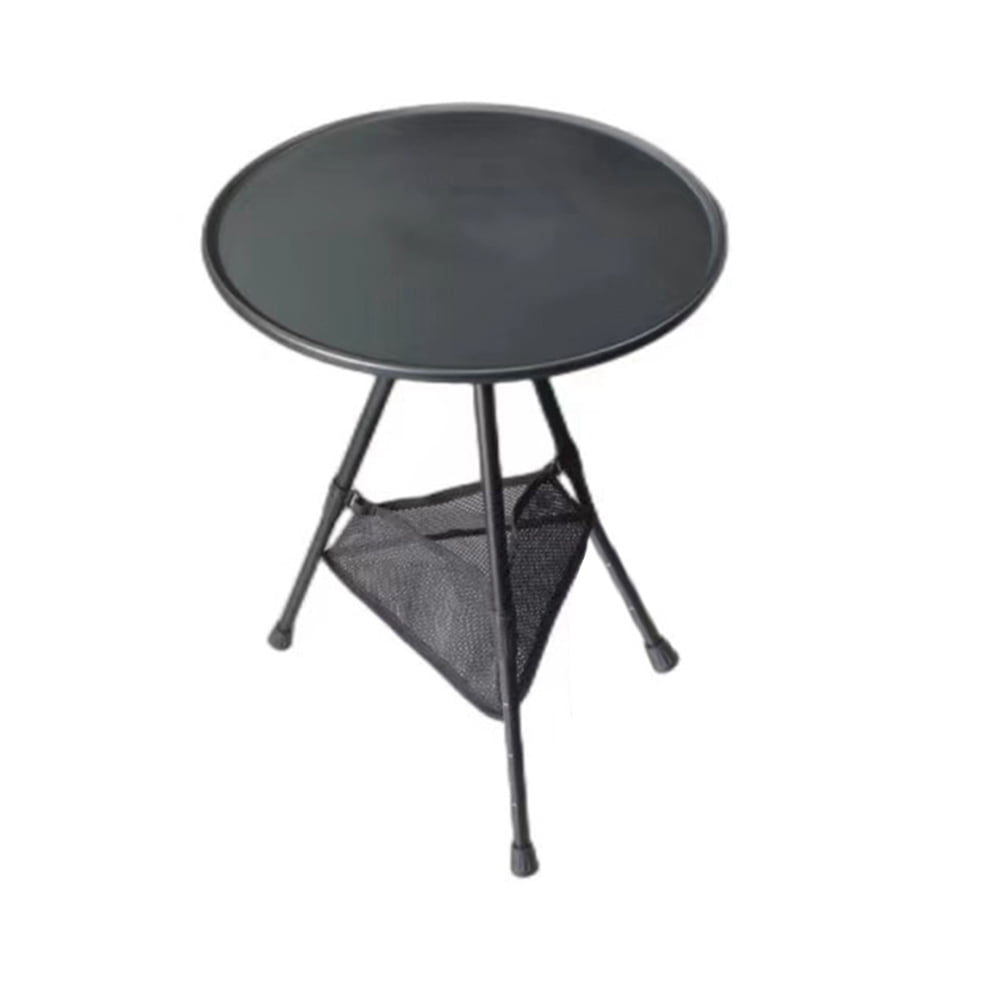 Folding Round Table Outdoor ThreeLegged Dining Table Portable Alloy